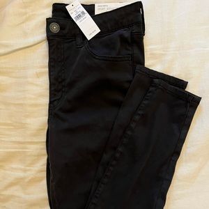 American eagle black high rise jegging sz 8 short